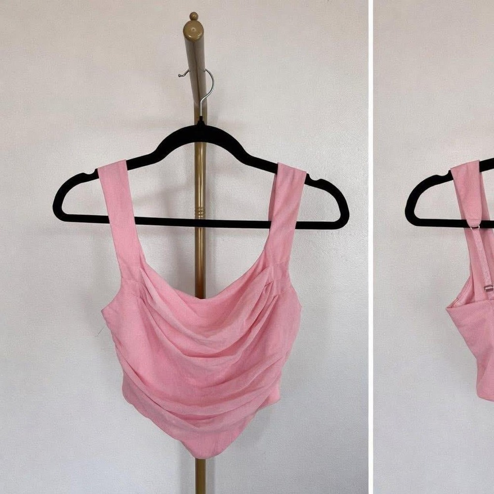 Pink Crop Top